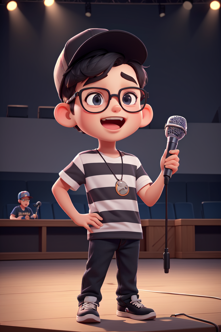 377773-4134390004-(Big head and small body_1.25) (best quality, masterpiece), 1boy, Open  mouth and sing,(Hold the microphone with left hand,_1.4).png